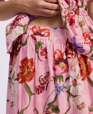 Women's Celeste Printed Pull-On Maxi Skirt