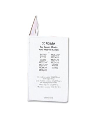 6497B004 PGI-250/CLI-251 Ink/Paper Combo - Black/Cyan/Magenta/Yellow (4/Pack