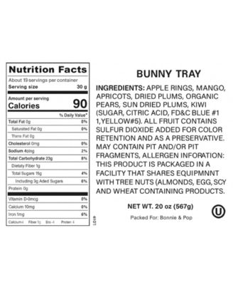 Easter Bunny Dried Fruit Gift Tray, Large