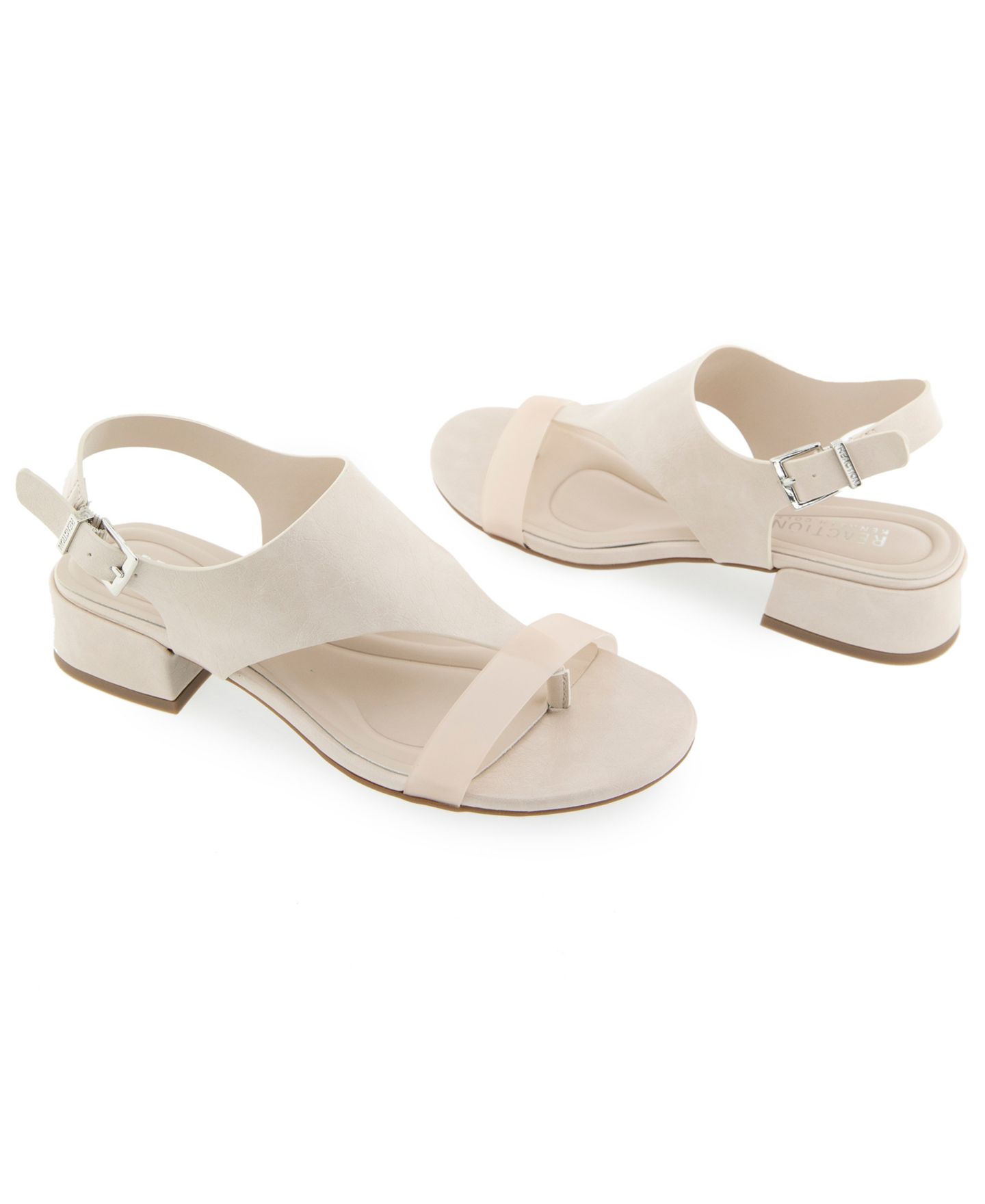 Женские сандалии Kenneth Cole Reaction Kure Block Heel Dress Sandals, цвет: Кремовый — фото 6