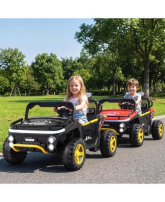 24V 2-Seater Kids Ride On UTV Truck with Horn, Music & Story