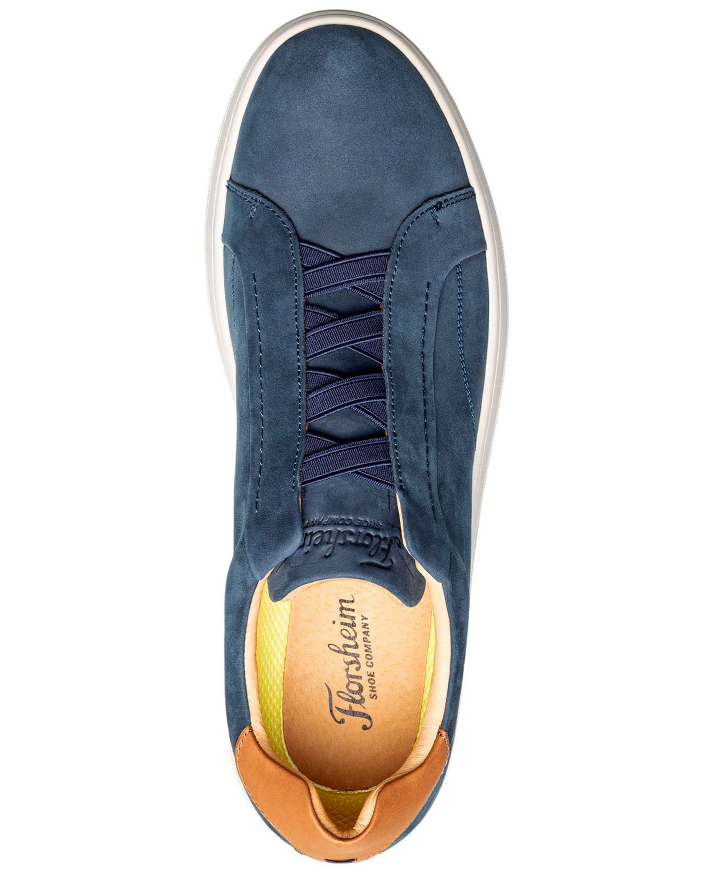 Мужские кроссовки Florsheim Monopoli Elastic Lace-to-Toe, цвет: Синий — фото 4