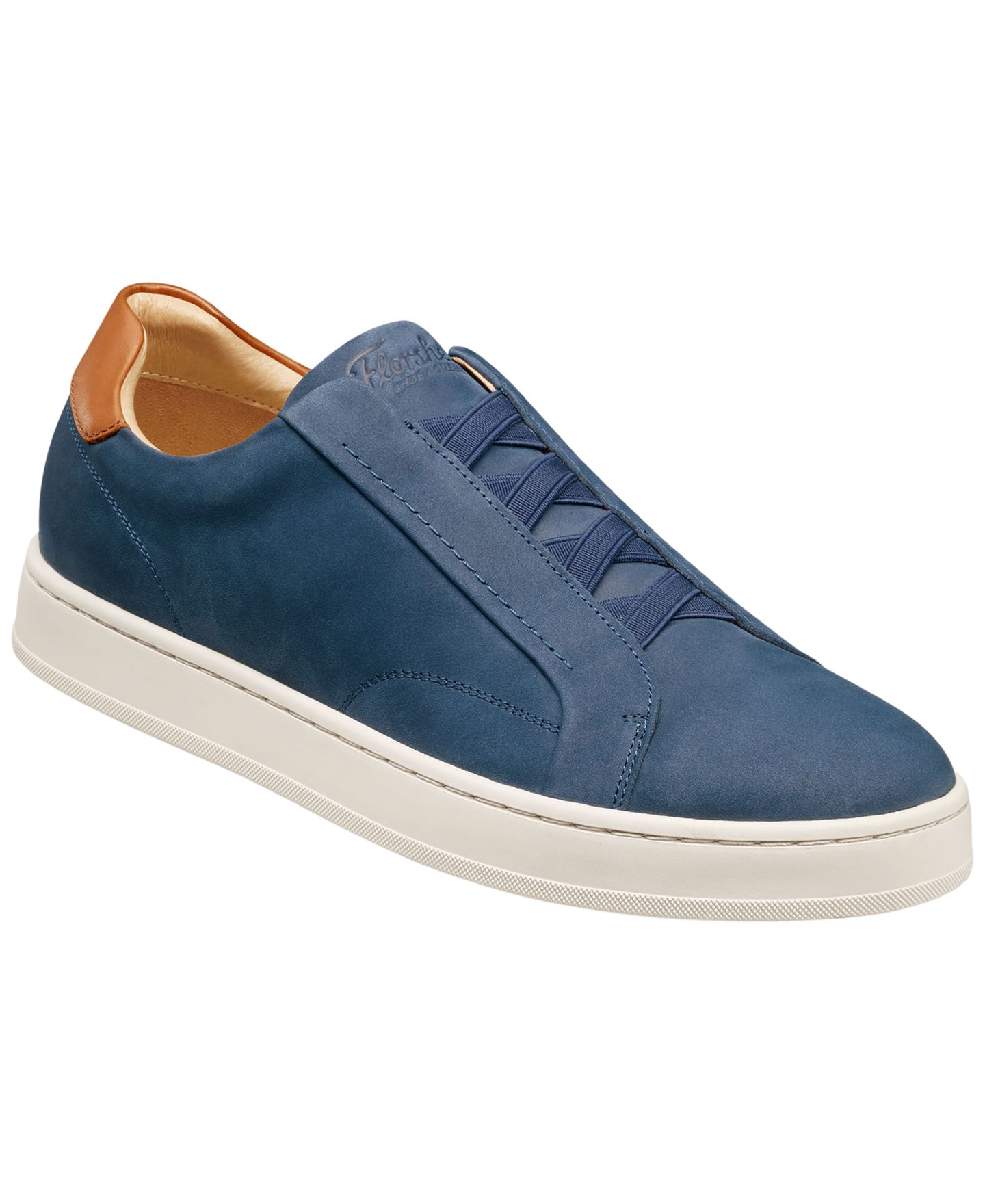 Мужские кроссовки Florsheim Monopoli Elastic Lace-to-Toe, цвет: Синий — фото 1