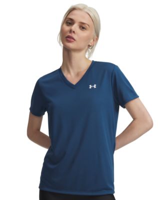 Women's Tech V-Neck Short-Sleeve Top