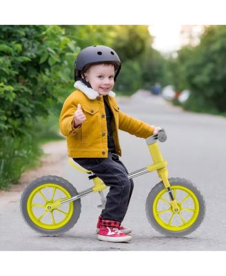 12 Inch Balance Bike with Adjustable Seat and Rotatable Handlebar
