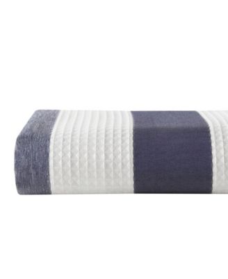 Ariana Ombre Waffle Shower Curtain, 72" x 72"