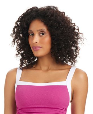 Women's I'm With The Band Square-Neck One-Piece Swimsuit