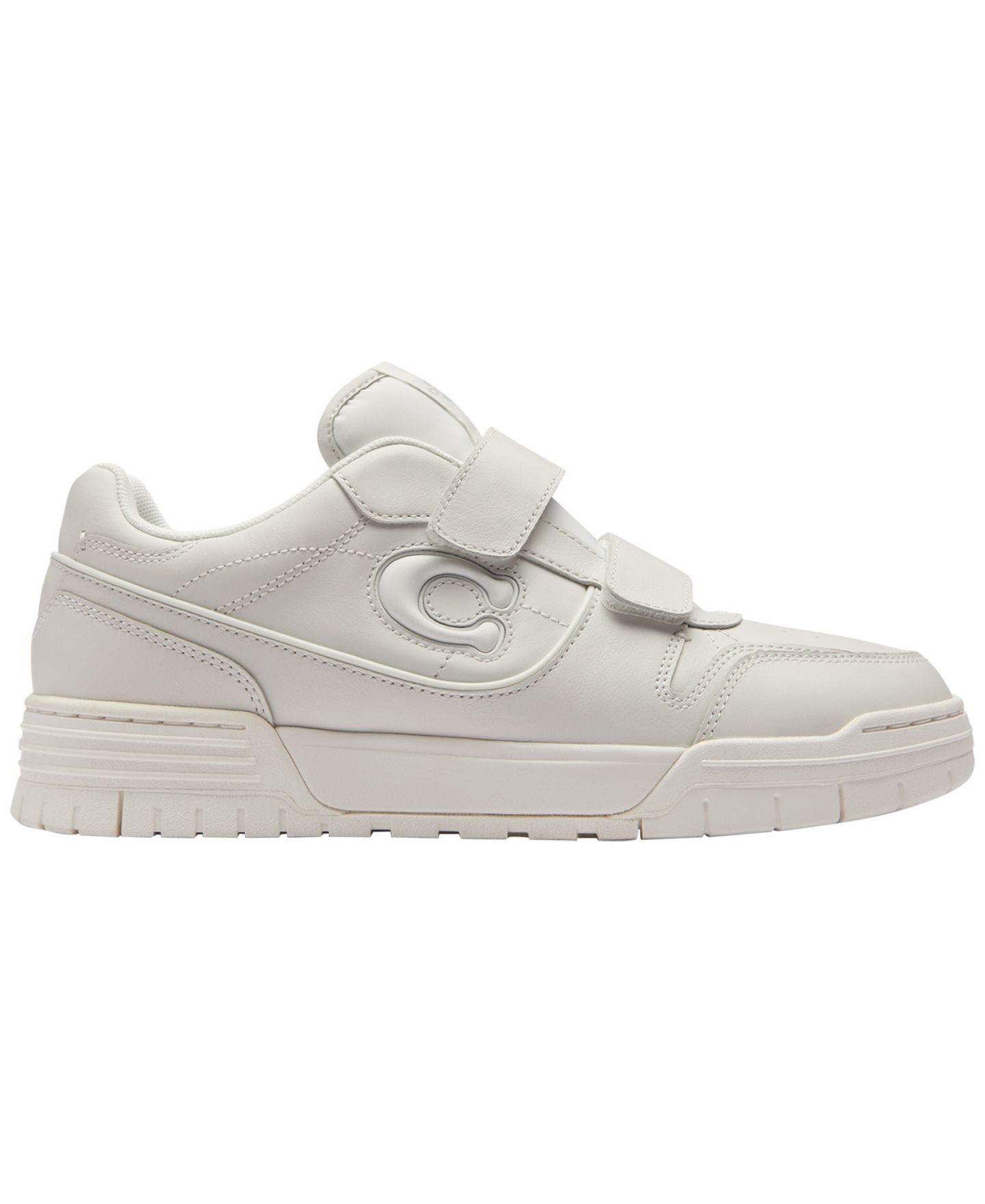 Женские кроссовки COACH Soho Double Strap Round Toe, цвет: Оптический белый — фото 2