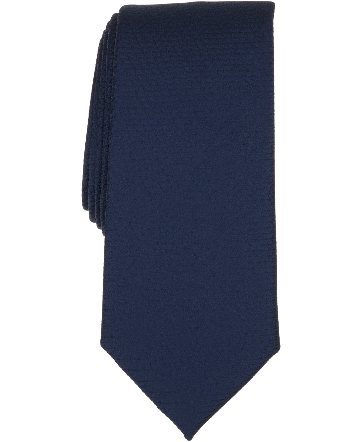 Мужской галстук Perry Ellis Portfolio Carmina Micro Tie, цвет: Тёмно-синий — фото 1