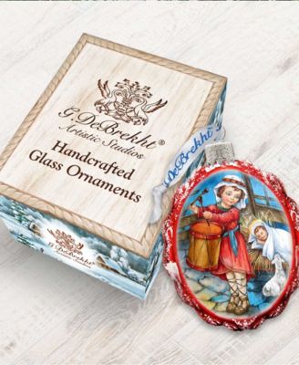 Drummer Boy Mercury Holiday Ornament