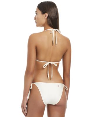 Women's Pearls Of Wisdom Cheeky Coverage Tie Side Bottom