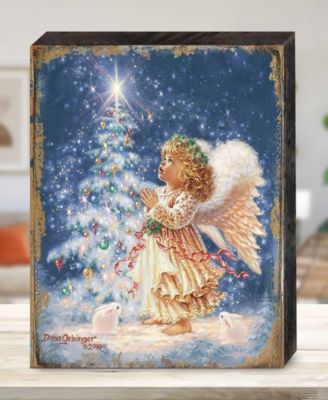 American Angel Handcrafted Wall Home Decor, 12" x 9"
