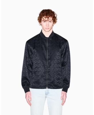 Men's All Over Print Jacquard Bomber Jacket