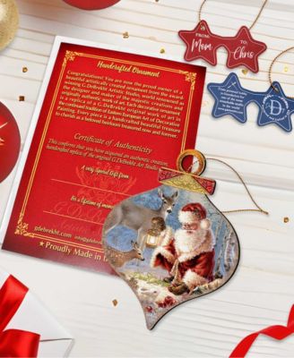 by Dona Gelsinger Abundance of Joy Ornament and Drop Ornament, Set of 2 Each