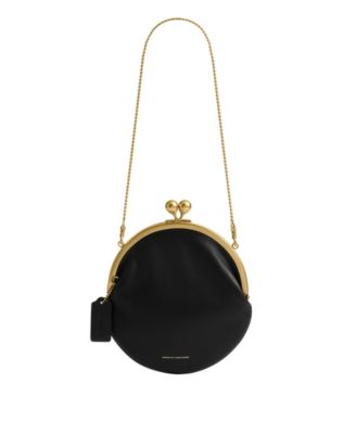 Kisslock Mini Leather Pouch 20