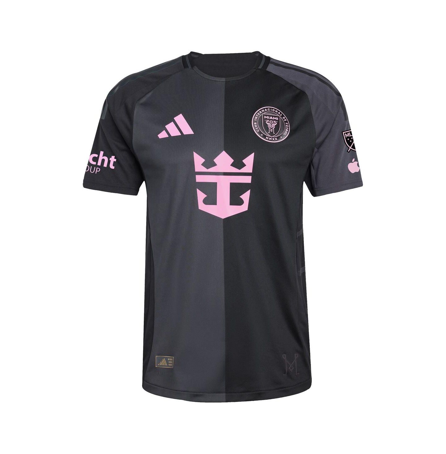 Мужские топы adidas Jordi Alba Ramos Black Inter Miami CF 2025 The Fortitude Kit Authentic Player Jersey — фото 2