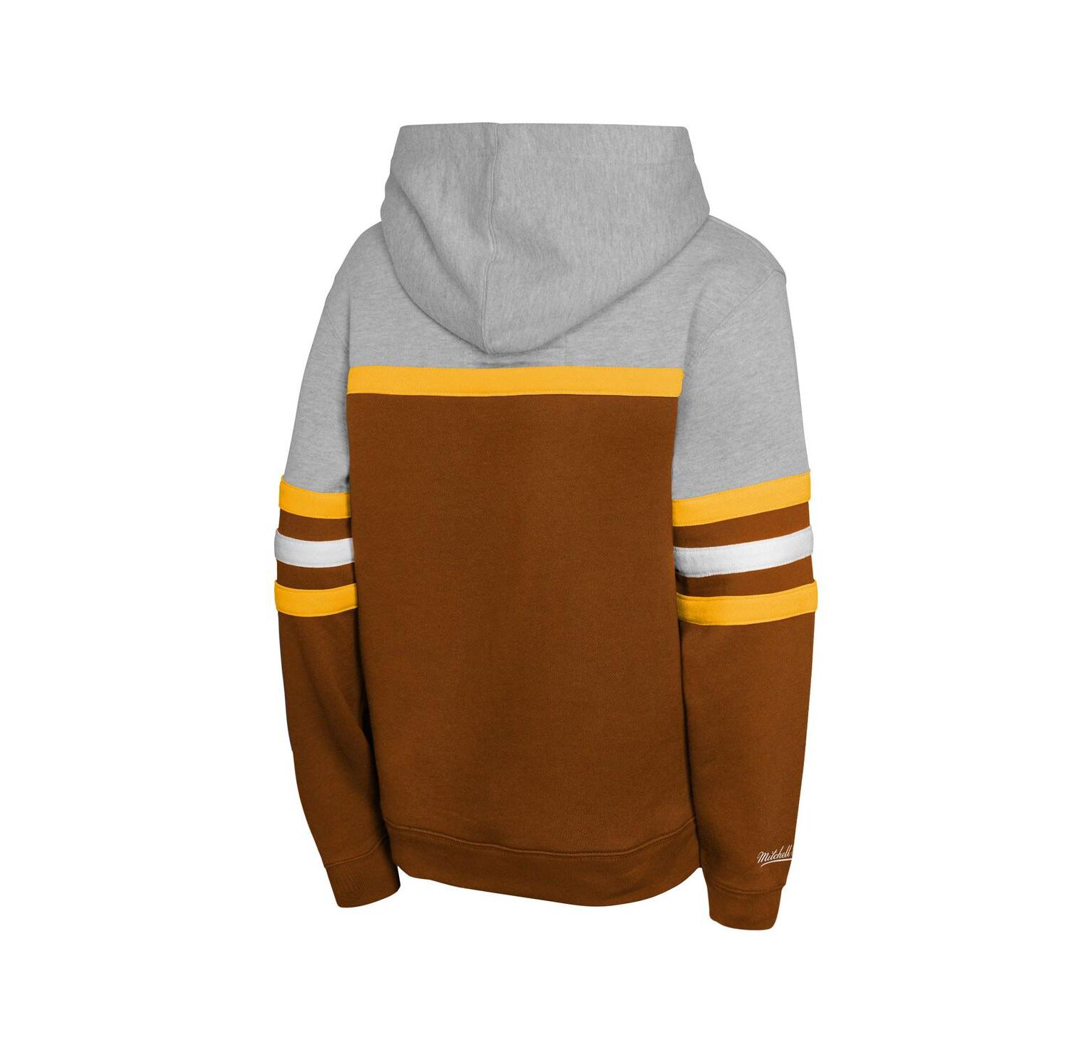 Big Boys and Girls Brown/Grey San Diego Padres Cooperstown Head Coach Pullover Hoodie