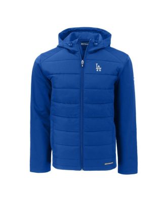 Men's Royal Los Angeles Dodgers Evoke Hybrid Eco Softshell Full-Zip Hoodie