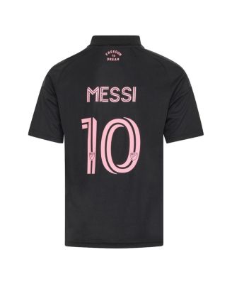 Big Boys and Girls Lionel Messi Black Inter Miami CF 2026 Presagio Replica Jersey