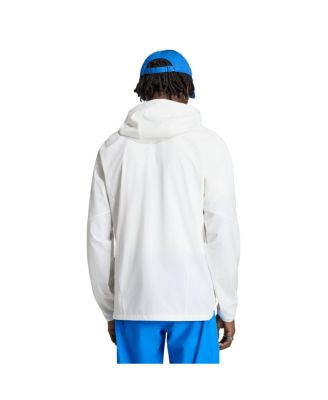 Men's White San Diego FC Tiro Travel Full-Zip Hooded Windbreaker