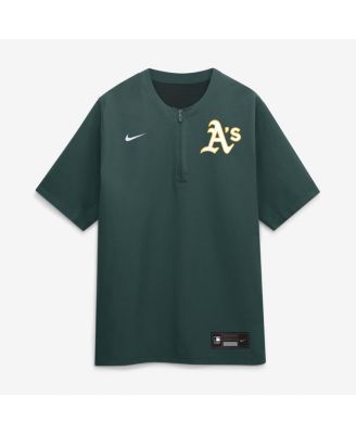 Men's Green Athletics Authentic Collection Dri-FIT Quarter-Zip T-Shirt