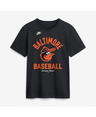 Men's Black Baltimore Orioles Cooperstown Collection T-Shirt