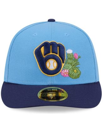 Men's Light Blue/Navy Milwaukee Brewers 2026 Spring Training Low Profile 59FIFTY Fitted Hat