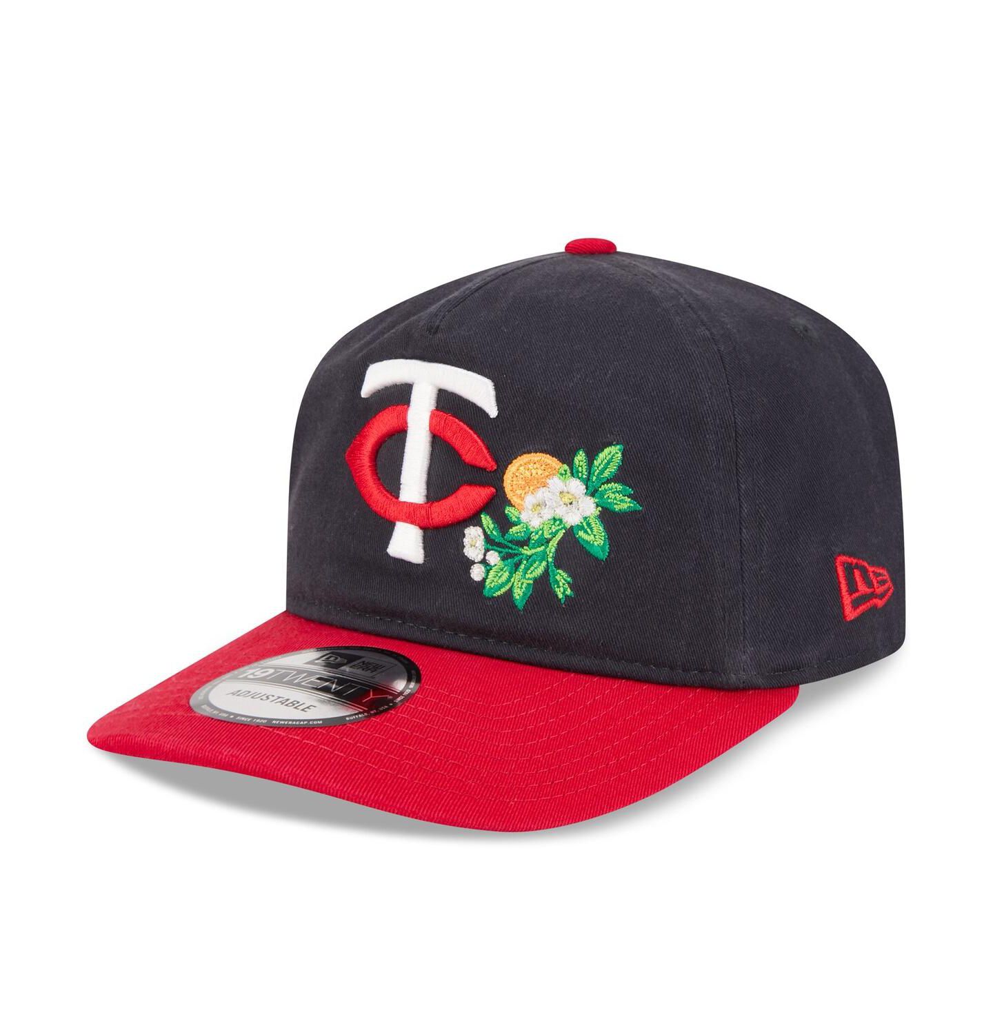 Мужская кепка New Era Navy/Red Minnesota Twins 2026 Spring Training 19TWENTY Adjustable Hat — фото 3