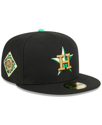 Men's Black Houston Astros 2026 St. Patrick's Day 59FIFTY Fitted Hat