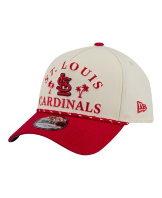 Men's Cream St. Louis Cardinals 2026 Spring Training Fan Pack Rope A-Frame 9FORTY Adjustable Hat