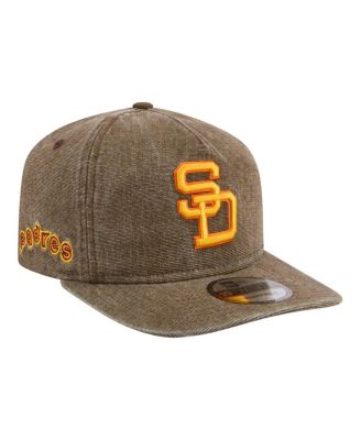 Men's Brown San Diego Padres Throwback Denim Classic 19TWENTY Adjustable Hat