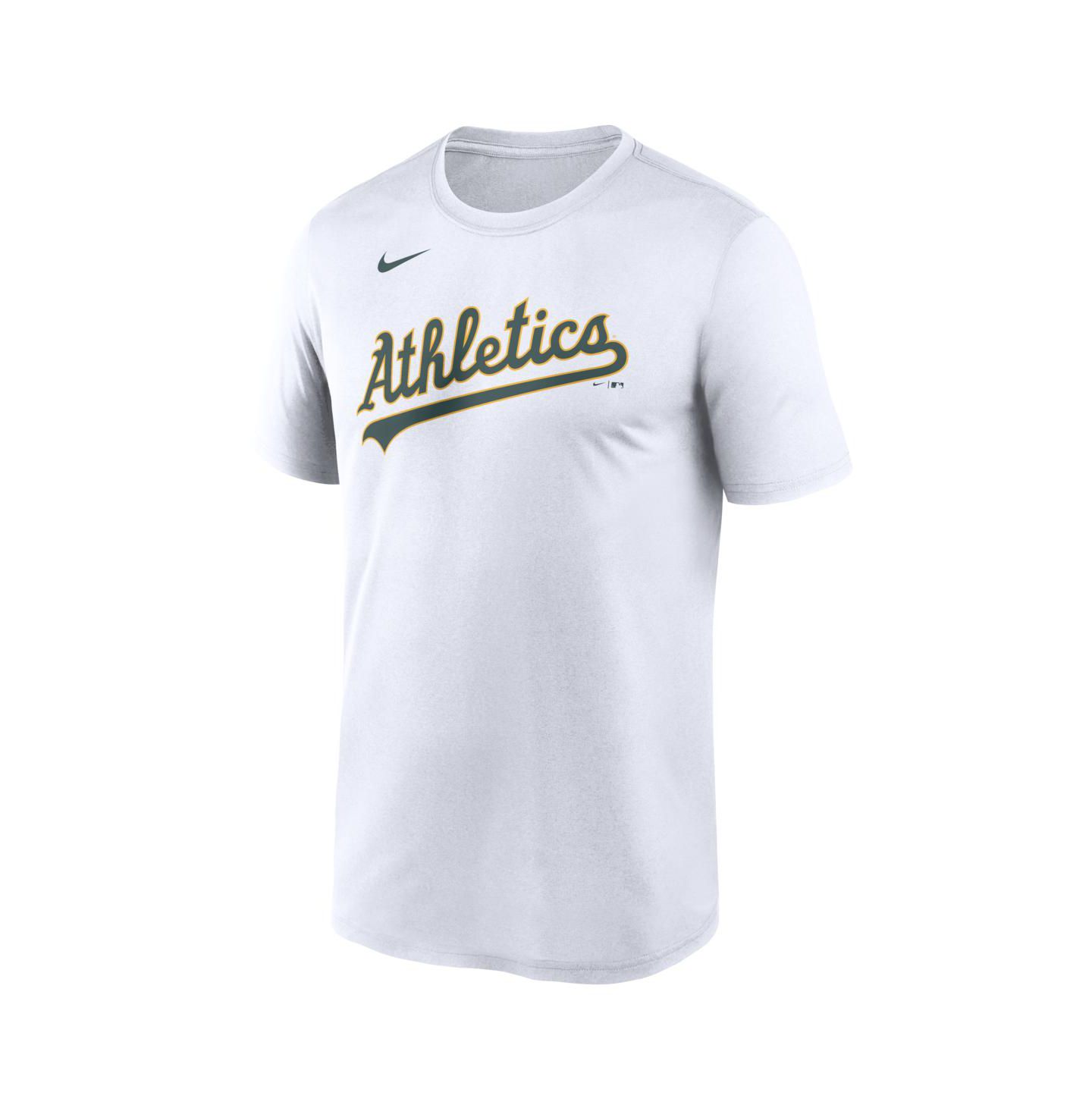 Мужская футболка Nike White Athletics New Legend Wordmark Dri-FIT — фото 2