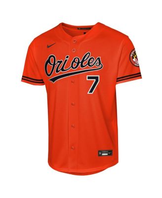 Big Boys and Girls Jackson Holliday Orange Baltimore Orioles Alternate 2 Stadium Player Jersey