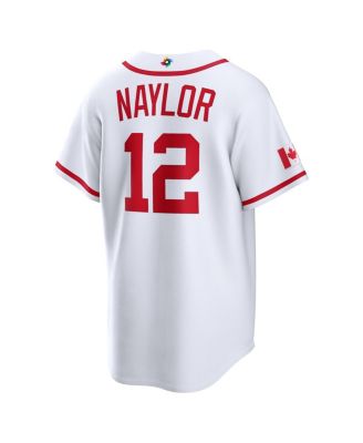 Men's Josh Naylor White Canada Baseball 2026 World Baseball Classic Home Stadium Jersey