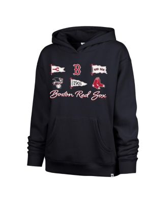 Women's Navy Boston Red Sox Bow Banners Naomi Hoodie