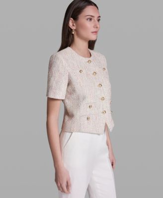 Women's Short-Sleeve Crewneck Jacket