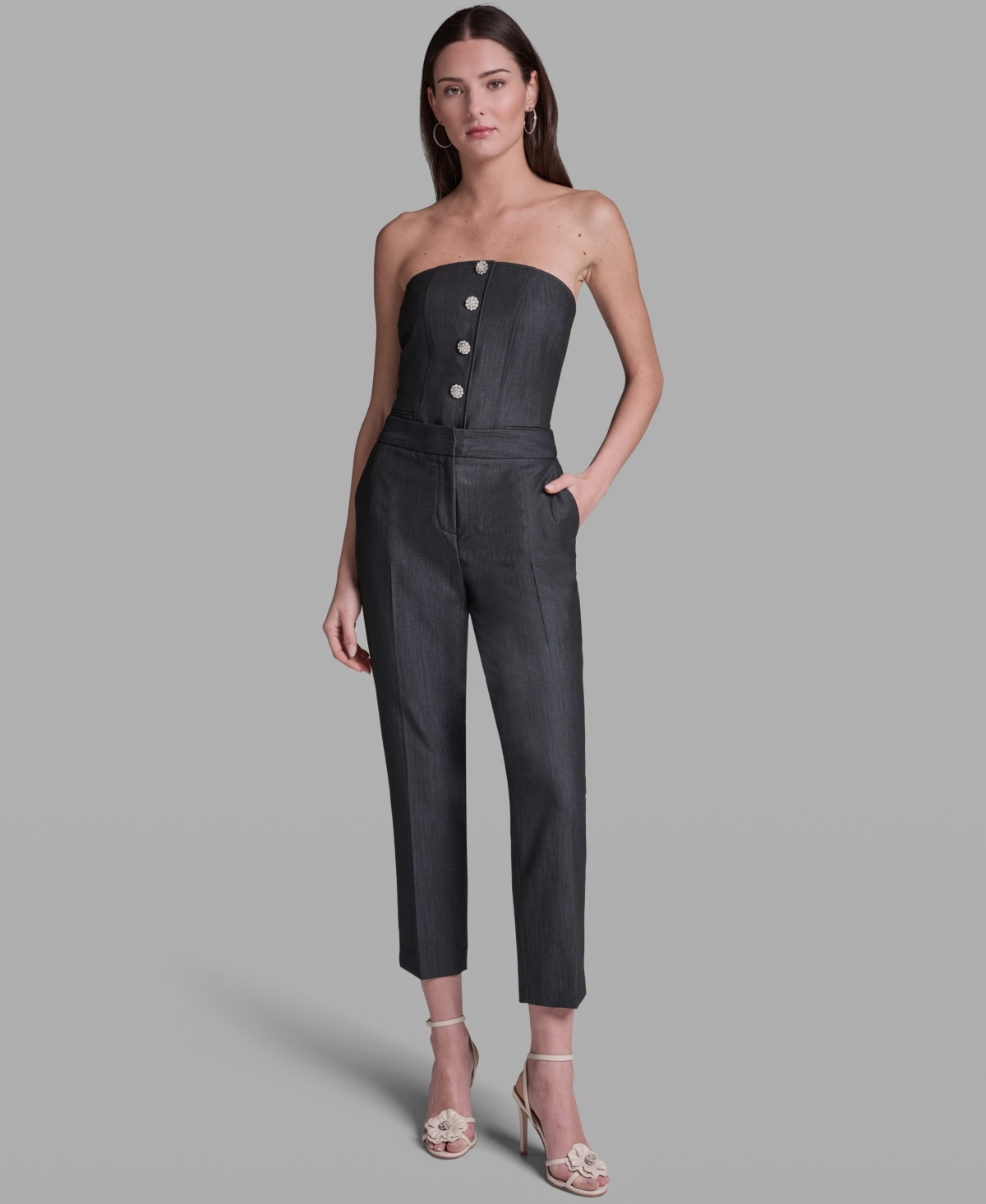 Bcbg Women's High-Waist Straight Pants