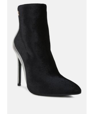 SLADE Womens Metallic Highlight High Heeled Ankle Boots