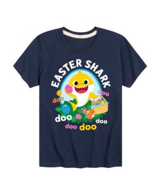 Hybrid Boys Toddler 2T-5T Baby Shark Easter Shark Short-Sleeve Graphic T-Shirt - Navy 25$