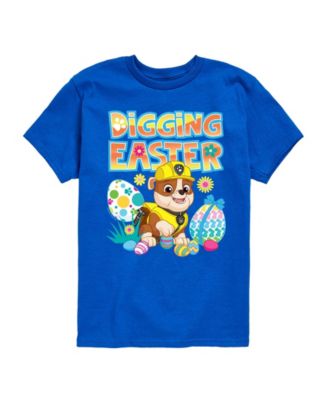 Hybrid Boys Toddler 2T-5T Paw Patrol Digging Easter Short-Sleeve Graphic T-Shirt - Royal Blue 25$