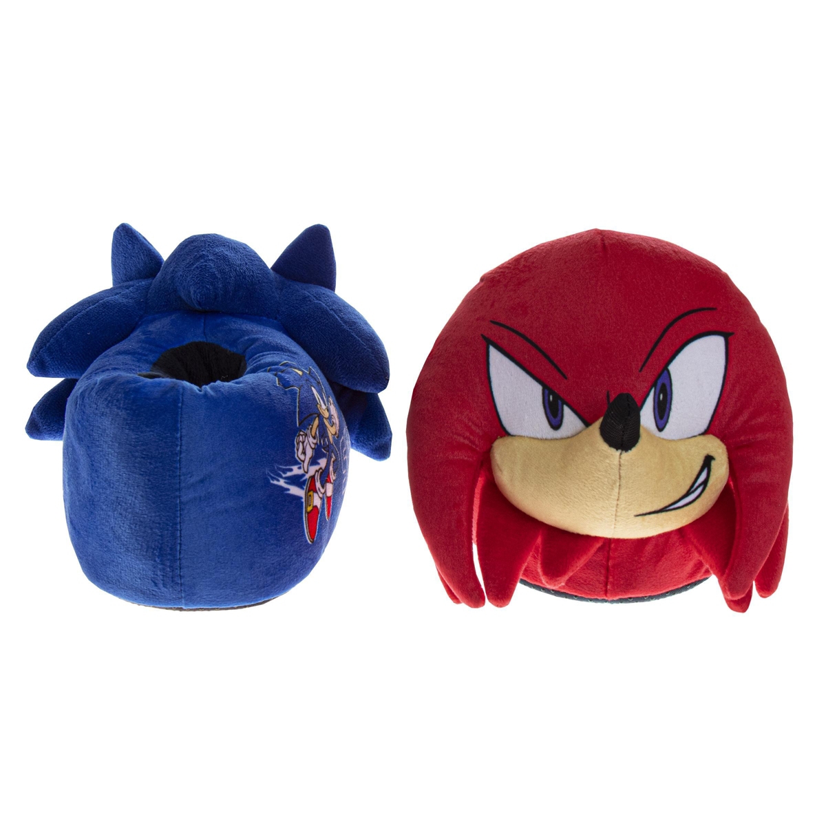 Sonic The Hedgehog Toddler Kids' Slippers Lightweight, Plush, and Warm House Shoes