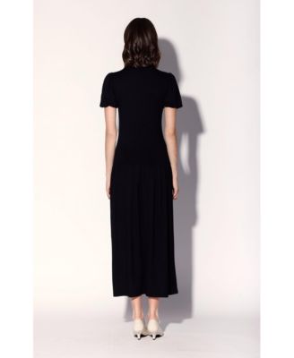 Women's Shayna Balloon-Sleeve Drop-Waist Maxi Dress