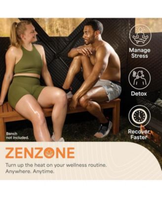 Portable Sauna Tent with Wood Stove – 4 Person Outdoor Steam & Dry Sauna for Camping, Backyard & Home, Foldable Design