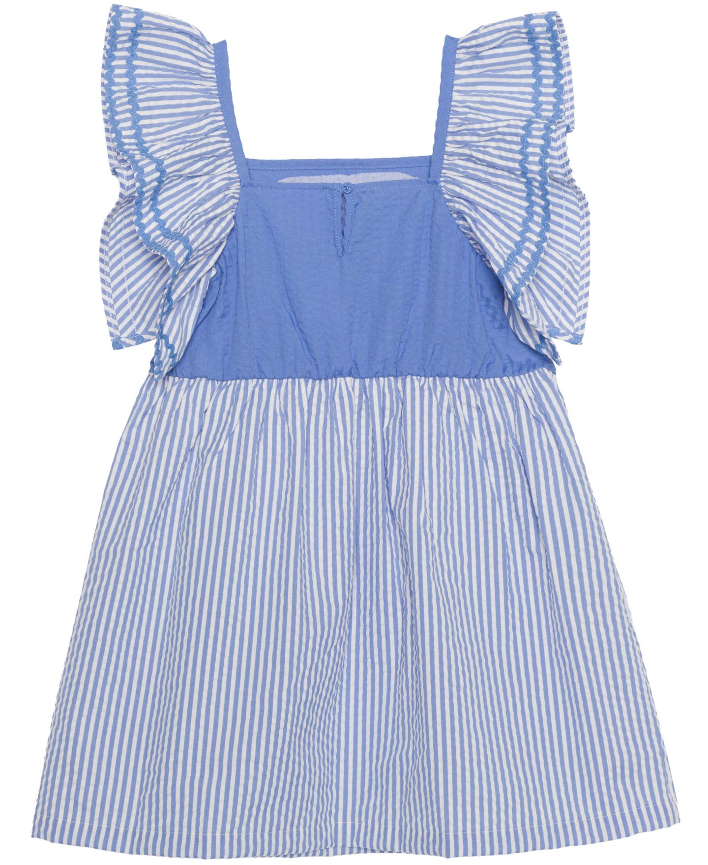 Платье Disney Stitch Flutter-Sleeve Dress для девочек, цвет: Синий — фото 2