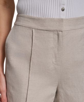 Petite Mid-Rise Ankle Pants