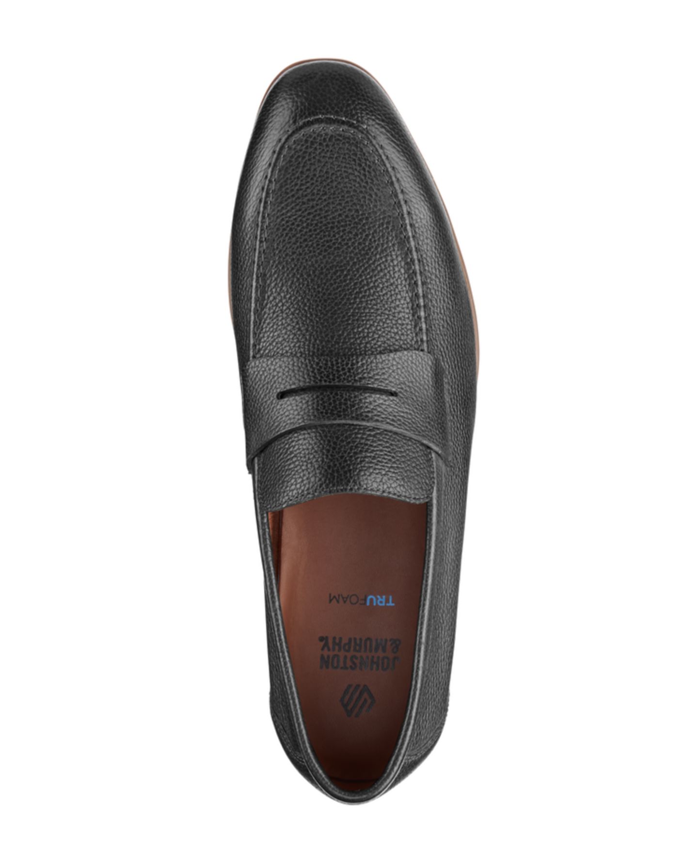 Мужские туфли Johnston & Murphy Higgins Penny Loafer, цвет: Чёрный — фото 4