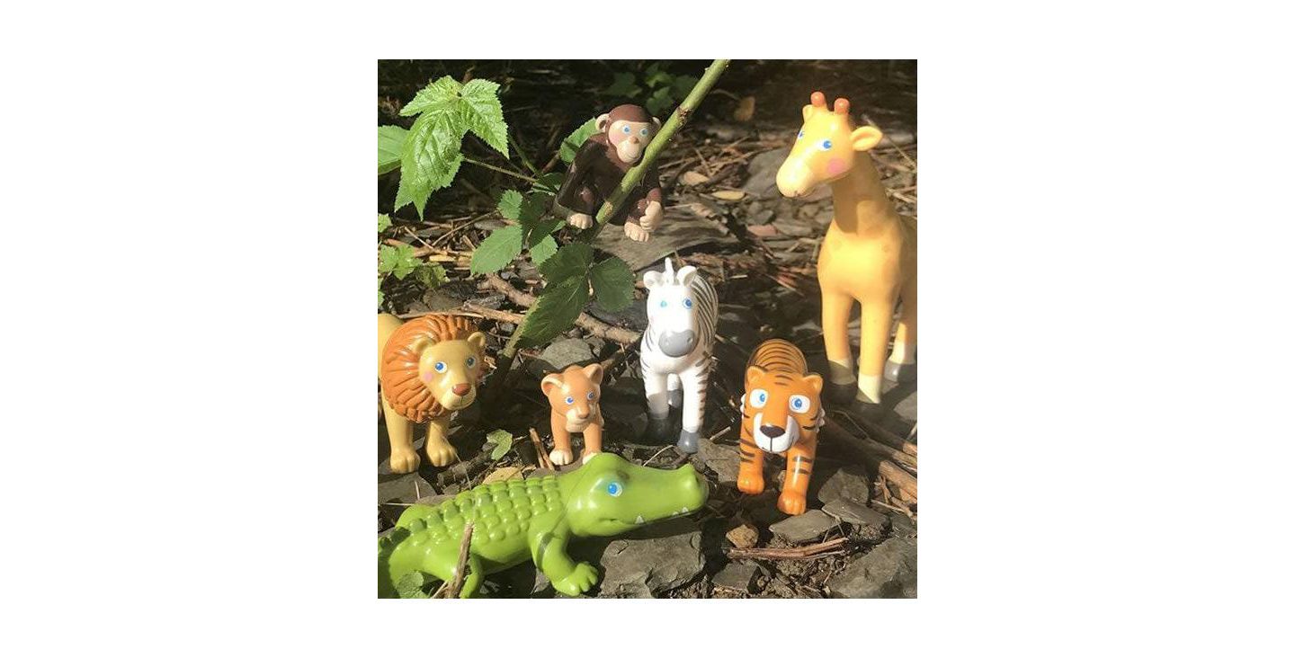 Детская фигурка Haba Little Friends Lion Cub Zoo Animal Plastic Figurine, 2"H, Ages 3+ — фото 4