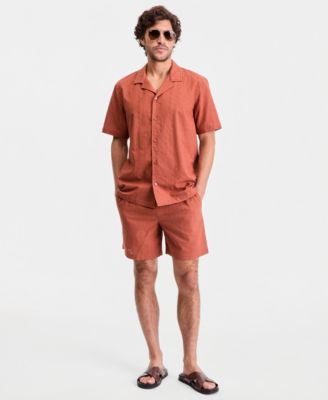 Men's Eyelet Pull-On Shorts, Macy's Exclusive