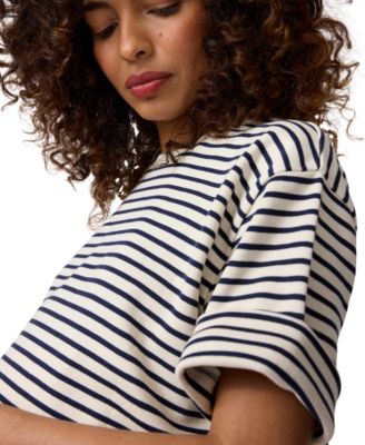 Women's Maternity Cropped Sleeve Sweatshirt