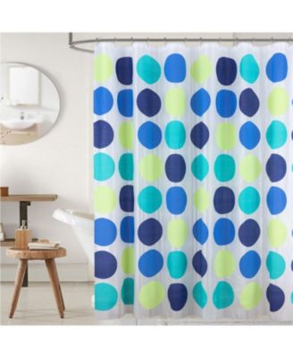 90 GSM Printed Peva Glit Dorothy Shower Curtain 70" x 72" Blue